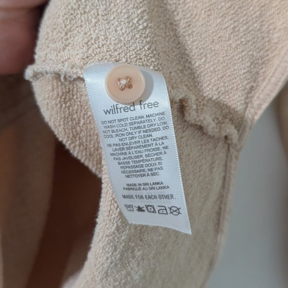 Aritzia Wilfred Free | Free Terry Fleece Shirt Jacket - Picture 7 of 9